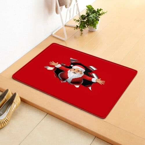 Merry Christmas Carpets for Living Room Bedroom Decor Rug Kids Room Game Carpet Xmas Home Party Area Rugs Child Play Floor Mat