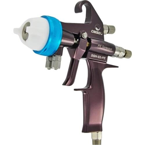 Two Head Spray Gun Double Head Stainless Steel for Silveirng Metal Plating Chrome Spray Gun Anti-Corrosion (SGH-S2-PE)