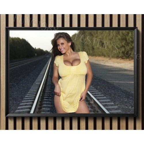 S116 Wendy Fiore 03 Star Sexy Beautiful Girl Model Wall Posters Prints Silk Art Painting For Home Bedroom Decor