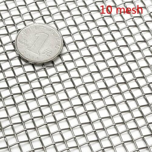 10 mesh 30x30cm stainless steel filter sieve for sieving food filter mesh, repairing fixed woven filter mesh tool parts