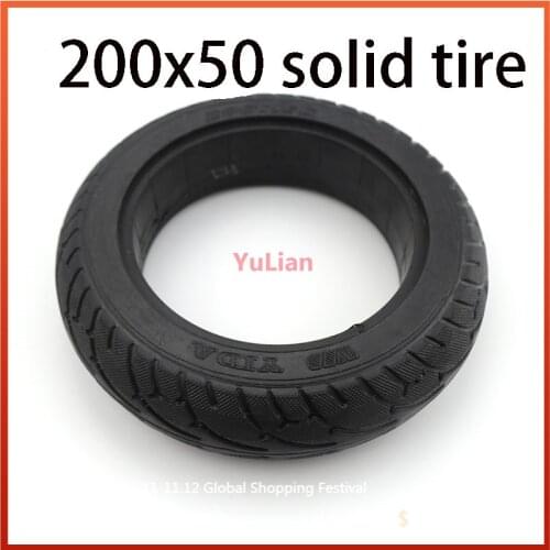 200x50 Solid Tire 8X2T For Speedway mini 4 Pro Rear Wheel 8 Inch Electric Scooter Tire RUIMA mini 4 PRO Rear Tire