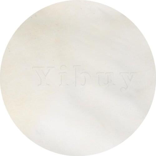 Yibuy 45cm Diameter Thin Skin Drums Head Depilatory Thinskin Replacement Material for Bongo Drums / Shaman Drums Beige