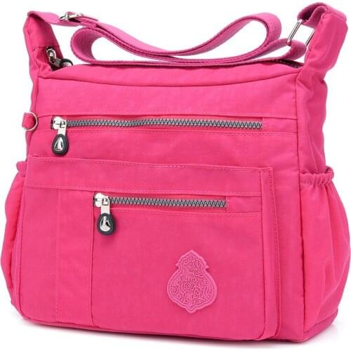 Women Messenger Bags for Women 2019 Summer Waterproof Nylon Beach Purses and Handbags Female Shoulder Bag Ladies Crossbody Bags