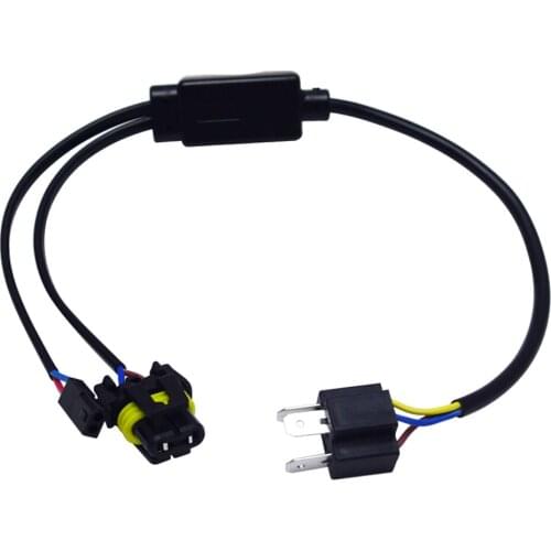 1pcs H4 9003 HB2 Hi/Lo Bi- HID Bulbs Wiring Controllers Relay Harness