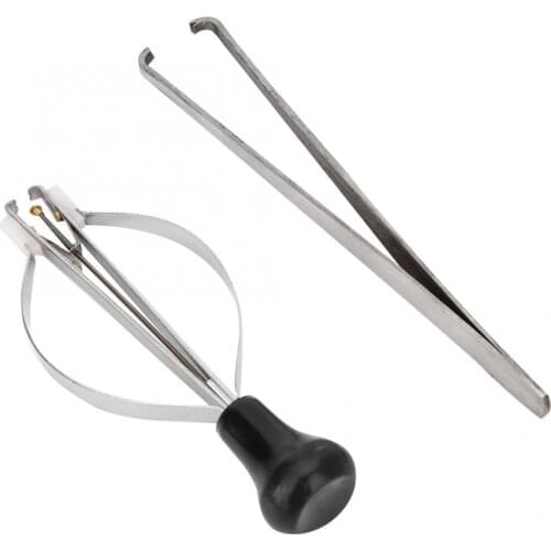 2Pcs/Set Watch Hands Remover Presser Puller Fitting Tool Picker Pins Puller Watchmaker Watch Repair Tool Kit A Style + B Style