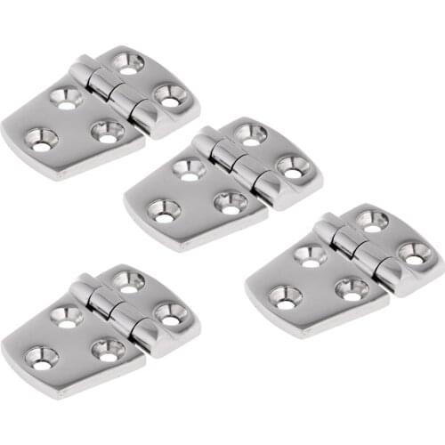 4pcs Marine Grade Stainless Steel Short Side Door Hinge For Boat Caravan RV
