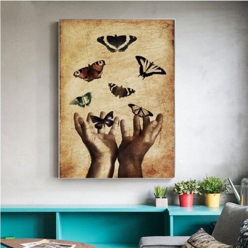5d diy diamond Painting hand butterfly full square roundrill picture of rhinestone embroidery diamond mosaic cross stitchZP-3552