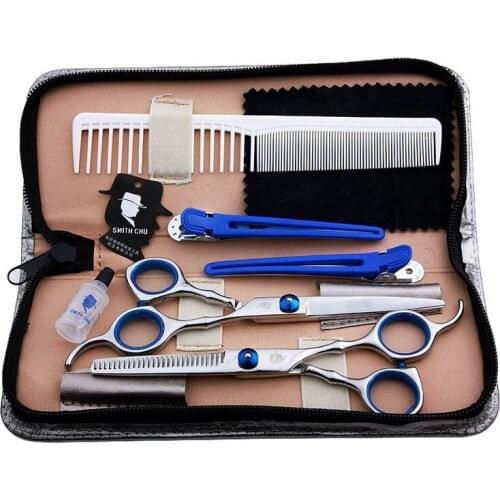 8pcs Professional Sharp Hair Trimmer Barber Hair Cutting Thinning Scissors Shears Hairdressing Set MPwell