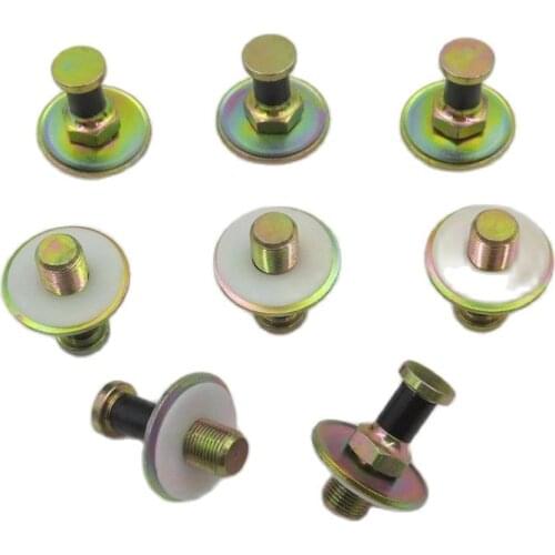 8 Pcs Door Lock Striker Pins Screw Bolts 357837034 For Passat B5 Golf Scirocco A80 A90 A100 A200 357 837 034