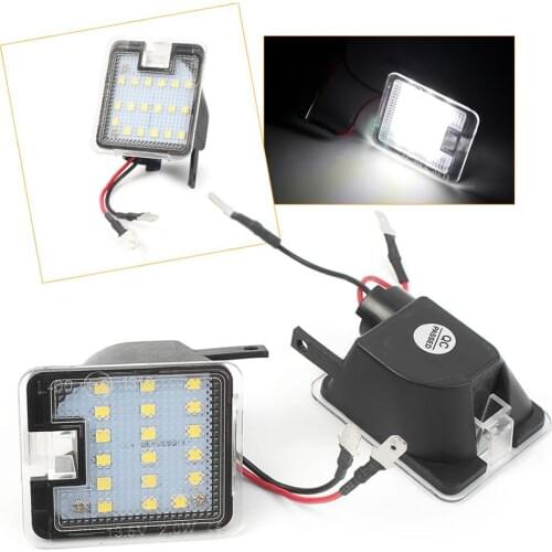 White LED Rear View Mirror Bumper Light Low Power Consumption Energy Saving And Convenient Replacement LED Working Lights