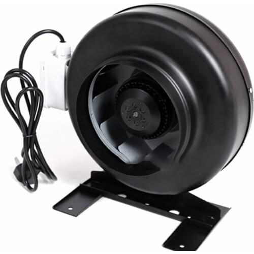 Household Circular Duct Centrifugal Powerful Suction Blower Multifunctional Metal Casing Fan