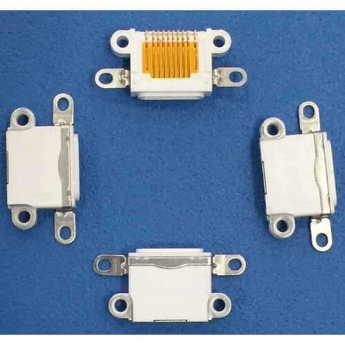 MICRO 8P female plug pin 4pin Fixed PCB ,i phone Tail Charging socket,new and original