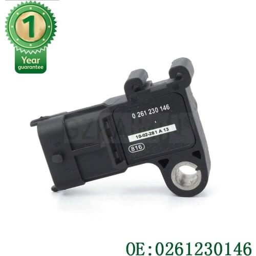 Set 5 high quality MAP SENSOR 0261230146 12591290 FOR BUICK FOR CADILLAC FOR CHEVROLET FOR PONTIAC FOR SATURN 07-1 K.M