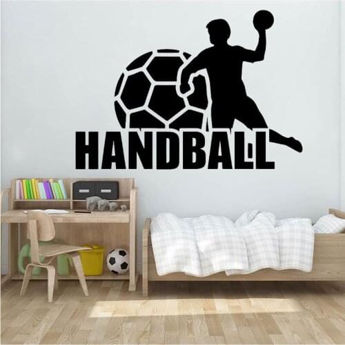 Handball Wall Vinyl Decal Sports Sticker Home Interior Murals Art Decoration GYM Wall Decals Vinilos Paredes Mural Wallpaper