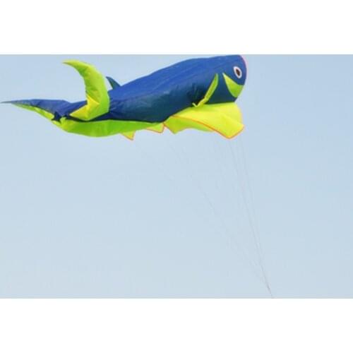 New Outdoor Fun Sports Flying Tool With 100m Kite Line Kids Toys Dolphin Kite Shark Kite Inflatable Soft Kite Child Gift Adult