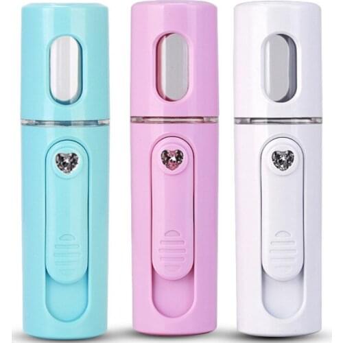 USB Portable Nano Mist Sprayer Facial Steamer Face Mist Spray Bottle Handy Atomization Mister Cold Beauty Hydrating Skin Care