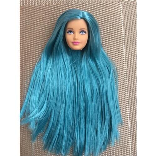 Rare Global Limited Edition Doll Head ST ELSA Princess Fashion Wonder Lady Doll Head Girl DIY Dressing Hair Favorite Collection