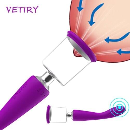 Nipple Sucking Pussy Sucking Dildo Vibrator Silicone Vagina Clitoris Stimulator 10 Speeds Masturbator Massager Sex Products Shop
