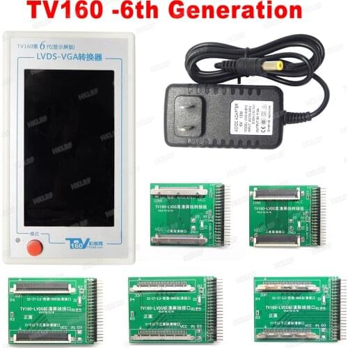 TV160 6th 7th Generation LVDS Turn VGA Converter With Display LCD/LED TV Motherboard Tester