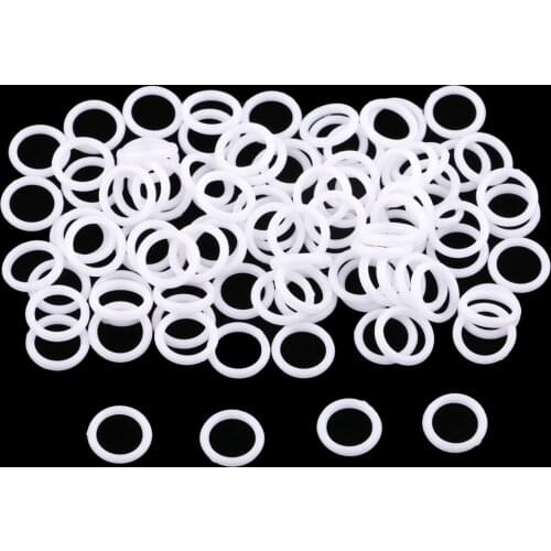100 Pieces 6mm Bra Adjusters Slider O Ring Adjustable Buckle Underwear Accessories
