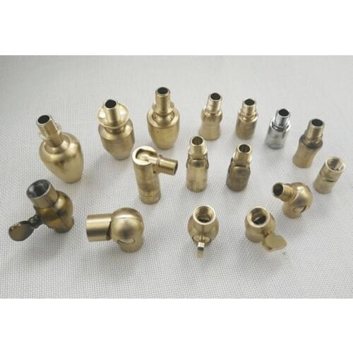 1pcs Pure brass universal shaking head copper steering head walllight fittings M10 inner tooth