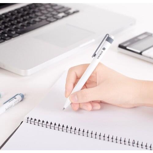 4pcs Impression Neutral Pen 0.5mm Press black pen no printing wind student neutral pen test signature pen
