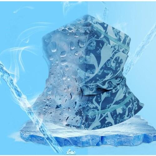 5Pcs Summer Cycling Breathable Dust Sun Protection Face Cover Headband Scarf