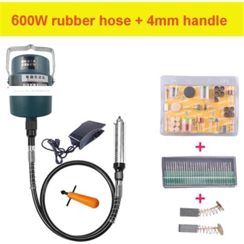 600W Professional Hanging Mill Home Handheld Wood Stone Carving Grinding Engraving Machine HC-9503 110V/220V 25000r/min 0.3-4mm