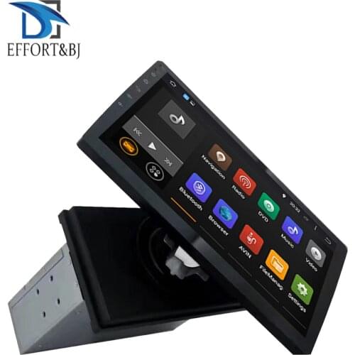 10.1 inch universal multi angle android system 8 CORE Android 9.0 Car GPS player 1024*600 BT Stereo Gps navigation audio video