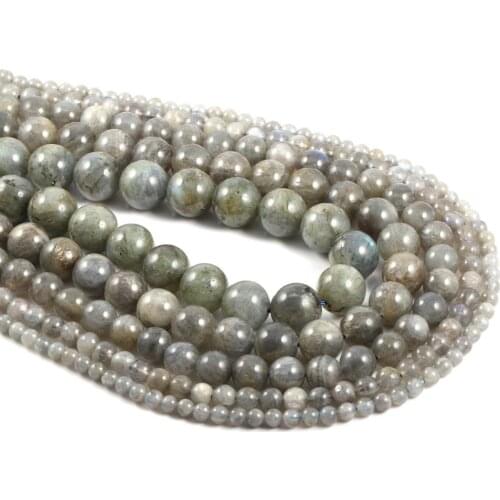 Natural Semi Precious Stone Beads Flash Labradorite Cylindrical DIY For Making Necklaces And Bracelets 38CM 4/6/8/10 mm