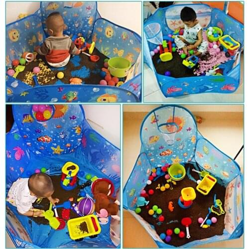 Childrens Toy Sand Pool Baby Beach Toy Pool Childrens Indoor Ocean Ball Pool Fence Pool