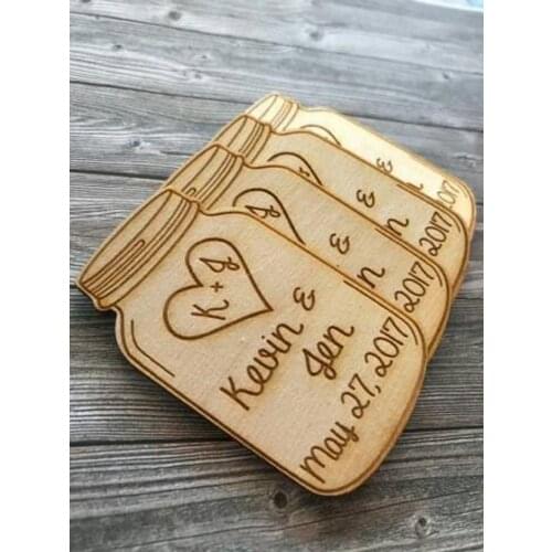 Mason Jar Wedding Favor Magnets,Wedding Favor, Mason Jar Save the Date Magnets, Bride, Groom, Gift