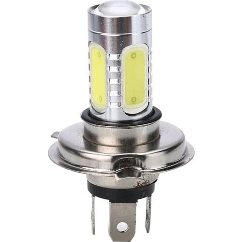 Mayitr 1PC H4 9003 30W High Power Motorcycle LED Headlight COB Durable Bulb White Hi/Lo Beam 6000K For Moto ATV Accessories