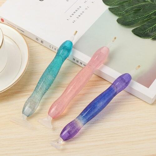 7Pcs/set 5D Diamond Painting Point Drill Pen Resin Diamond Painting Tool Cross Stitch Embroidery DIY Craft Sewing Tool Accessory
