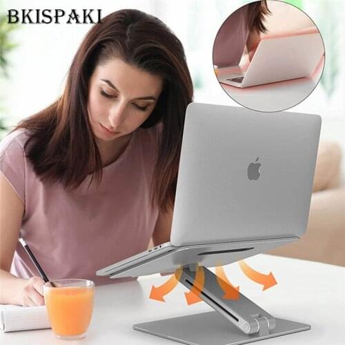 Aluminum Alloy Laptop Cooling Holder Desktop Ergonomics Heighten Notebook Stand for MacBook Air Pro Adjustable Height Holder