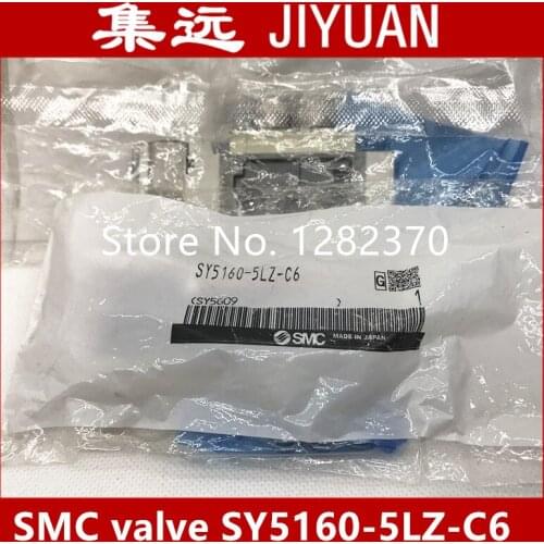 [SA] New Japan genuine original SMC solenoid valve SY5160-5LZ-C6 spot --2PCS/LOT