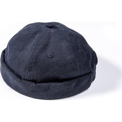HAT-0005 Classic Super Quality Vintage Stylish Adjustable 100% Cotton Miki Breton Cap