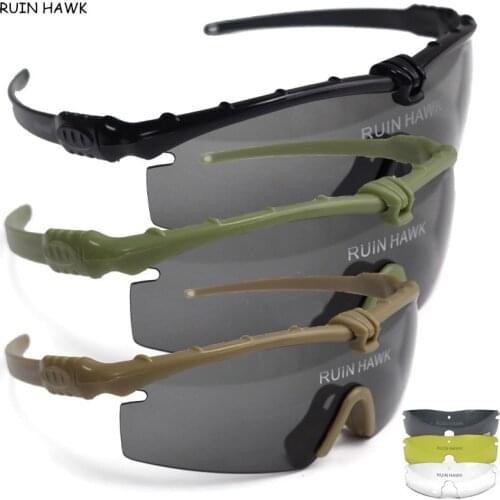 Sport Polarized Sunglasses Military Tactical Goggles Airsoft Paintball Shooting Eyewear Motorcycle Wargame Windproof Glasses