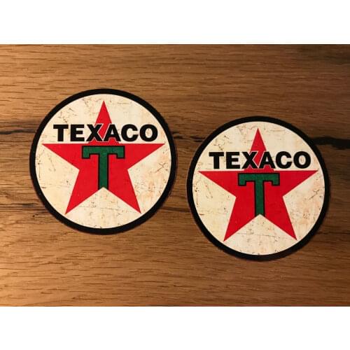 TEXACO Sticker Old School Vintage Retro Racing Hot Rod USA V8 Low OEM # 340