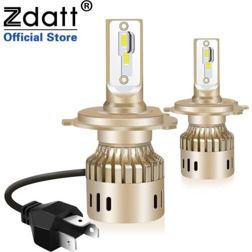 Zdatt Led Light 9005 HB3 9006 HB4 H1 H11 H7 H4 LED Car Headlight Bulb 80W 12V 6000K 12000LM Canbus Turbo Super Bright Auto Lamp