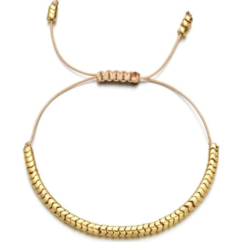 ZMZY New Vintage Luxury Boho Gold Stone Bracelet Femme Handmade Rope Friendship Bracelets for Women Jewelry Accessories