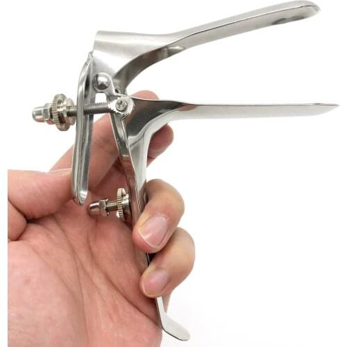 Female Stainless Steel Mirror Expansion Device Vaginal Medical Urethral Dilator Vaginal Speculum Expander Self-Exam