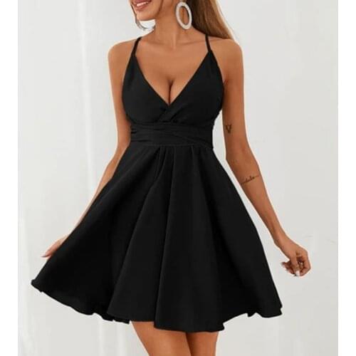 Women V-neck Dress