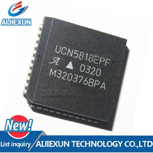 1Pcs UCN5818EPF PLCC BiMOS II 32-BIT SERIAL-INPUT, LATCHED SOURCE DRIVERS WITH ACTIVE-DMOS PULL-DOWNS 100% New and original