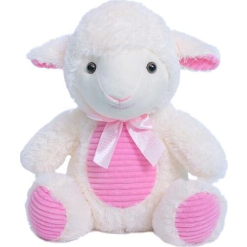 45CM Cute White Sheep Soft Toys Doll Kawaii Alpaca Plush Stuffed Animals Toys Kids Girlfriend Valentines Day Christmas Gifts