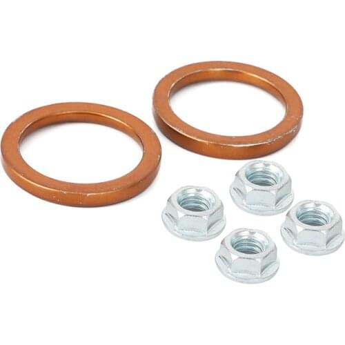 ATC 350 X Manifold Exhaust Pipe Gasket Washer Screw Bolt For Honda ATC350X 1985 ATC 350X ATC350 X 18291-MN5-650 94050-08000