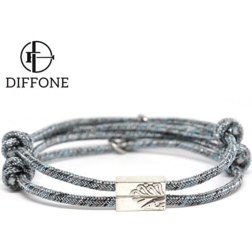 Diffone 2pcs/set Pair Bracelet For Women Men Creative Mountain Sea Distance Couple Braslets 3 Styles Lovers Braclet Jewelry Gift