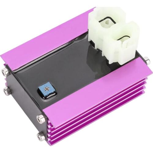 Hot Sell 1 Pcs Purple Adjustable Racing AC CDI Ignition Box Fit for GY6 50cc 125 150cc Moped Scooter ATV Quad Car Accessories