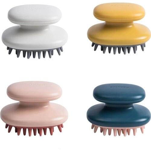 Mini Handheld ABS Scalp Shampoo Massage Brush Washing Shower Hair Comb Head Meridian Massage Comb Massage Brush
