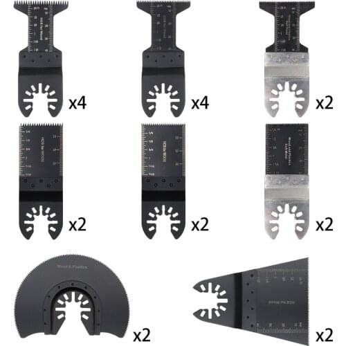 20pcs Multi-function Tool Saw Blades Renovator Trimmer Blades Oscillating Tool High Accuracy Universal Oscillating Multitool